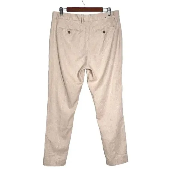 Banana Republic FactoryMenLinen Blend Slim Tailored Fit Trousers33x32